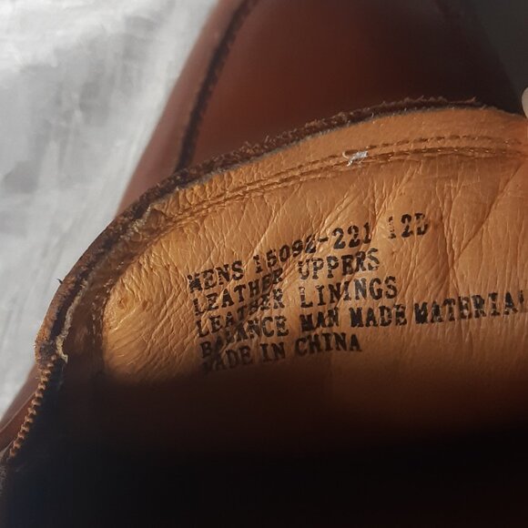 Florsheim Loafers SZ 12D Men's Tan Leather w/ Rubber Sole - Picture 6 of 14